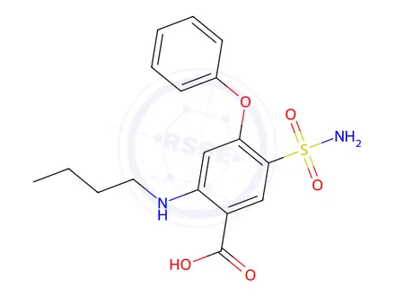 Chemical structure of Bumetanide Impurity 148