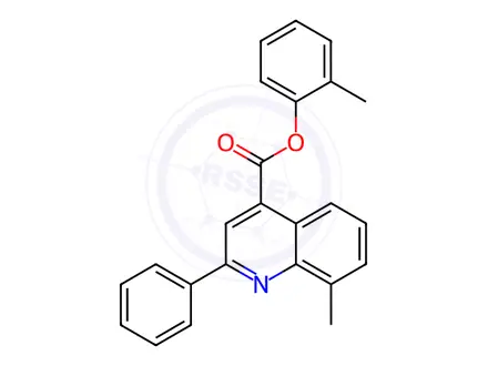 Chemical structure of o-Tolyl 8-methyl-2-phenylquinoline-4-carboxylate