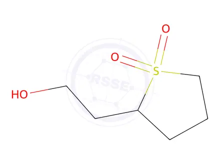 Chemical structure of 2-(2-Hydroxyethyl)tetrahydrothiophene 1,1-dioxide