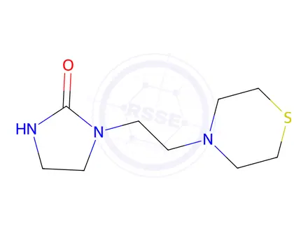Chemical structure of 1-[2-(Thiomorpholin-4-yl)ethyl]imidazolidin-2-one