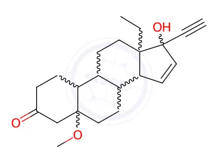 Chemical structure of Gestodene EP Impurity I