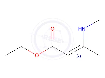 Chemical structure of Ethyl 3-(Methylamino)-2-butenoate