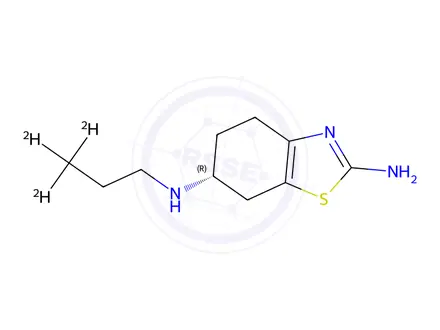 Chemical structure of (R)-Pramipexole-d3 Dihydrochloride