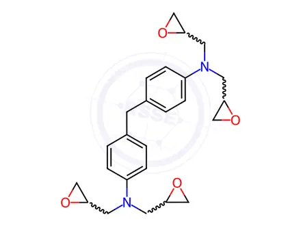 Chemical structure of 4,4-Methylenebis(N,N-diglycidylaniline)