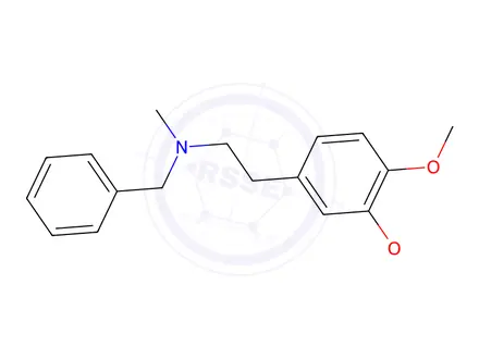 Chemical structure of N-Benzyl-2-(3,4-dimethoxyphenyl)-N-methylethanamine