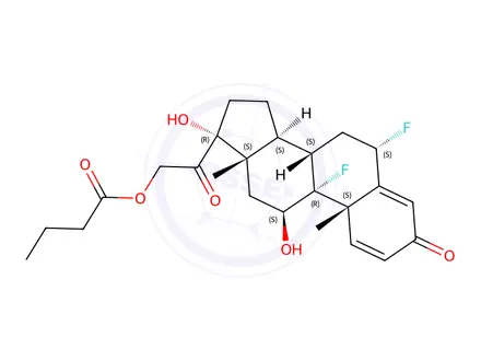 Chemical structure of Difluprednate Impurity 1