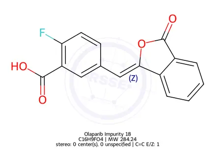 Chemical structure of Olaparib Impurity 18