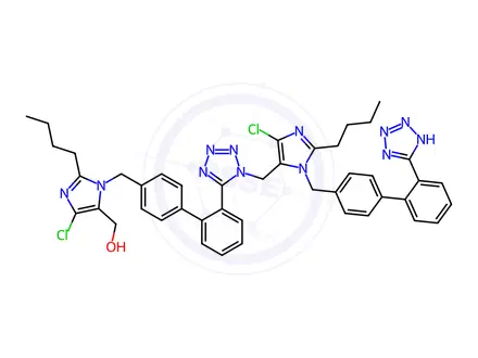 Chemical structure of Losartan EP Impurity L (Potassium Salt)