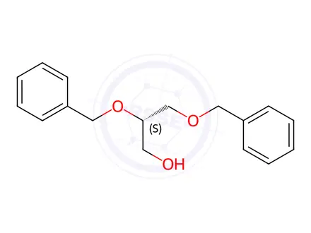 Chemical structure of (S)-(-)-2,3-Dibenzyloxy-1-propanol