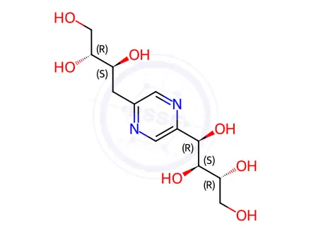 Chemical structure of 2,5-Deoxyfructosazine