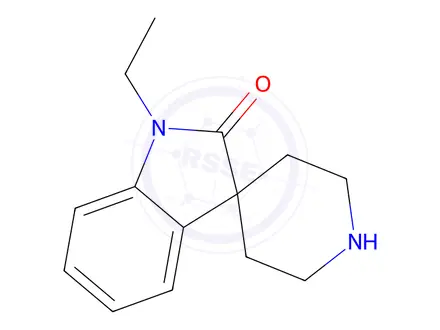 Chemical structure of 1-Ethylspiro[indoline-3,4'-piperidin]-2-one