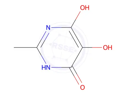 Chemical structure of 5,6-Dihydroxy-2-methylpyrimidin-4(1H)-one