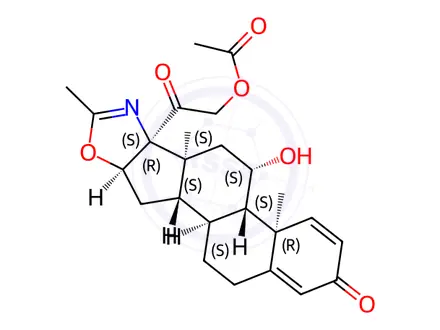 Chemical structure of Deflazacort