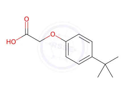 Chemical structure of (4-tert-Butyl-phenoxy)-acetic acid