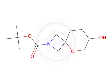 Chemical structure of Tert-butyl 7-hydroxy-5-oxa-2-azaspiro[3.5]Nonane-2-carboxylate