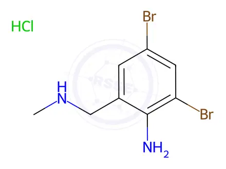 Chemical structure of Bromhexine Impurity 48 HCl