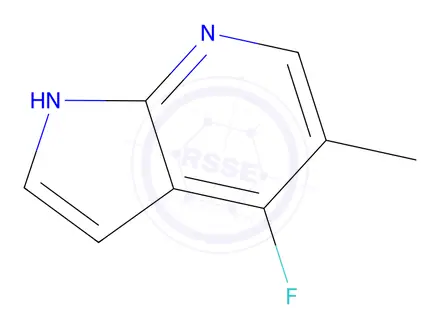 Chemical structure of 4-Fluoro-5-methyl-1H-pyrrolo[2,3-b]pyridine