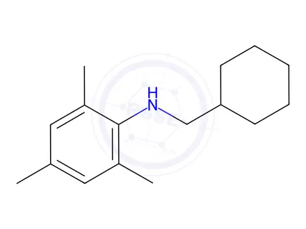 Chemical structure of N-(Cyclohexylmethyl)-2,4,6-trimethylaniline