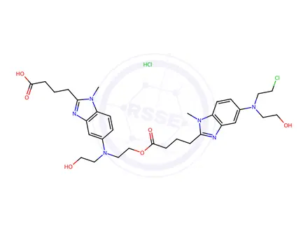 Chemical structure of Bendamustine Impurity 5