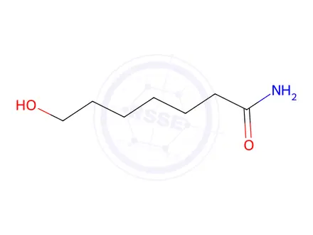 Chemical structure of 7-Hydroxyheptanamide