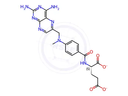 Chemical structure of Methotrexate Disodium Salt