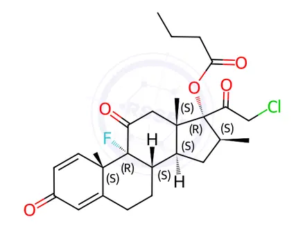 Chemical structure of Clobetasone butyrate