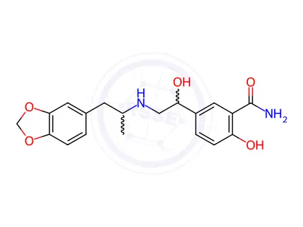 Chemical structure of Medroxalol Hydrochloride Impurity 8