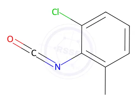 Chemical structure of 2-CHLORO-6-METHYLPHENYL ISOCYANATE