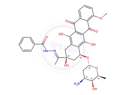 Chemical structure of Zorubicin