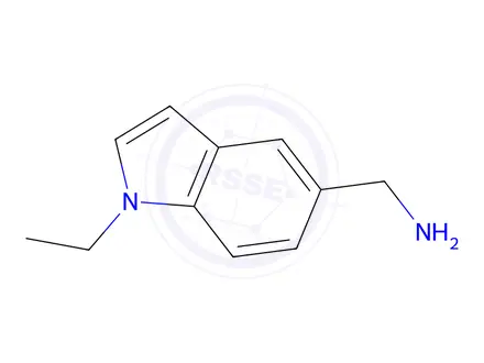 Chemical structure of 1-(1-Ethyl-1H-indol-5-yl)methanamine