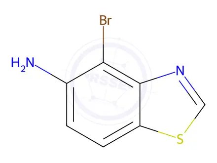 Chemical structure of 4-Bromobenzo[d]thiazol-5-amine