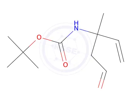 Chemical structure of tert-Butyl (3-methyl-1-oxopent-4-en-2-yl)carbamate