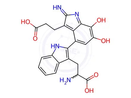 Chemical structure of Tryptophan Impurity 156