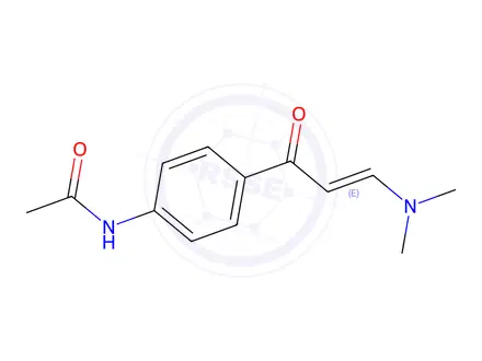Chemical structure of Acetamide, N-[4-[3-(dimethylamino)-1-oxo-2-propen-1-yl]phenyl]-