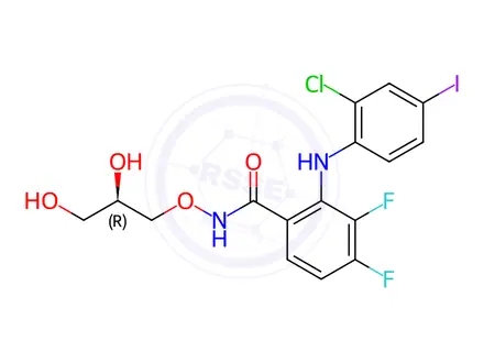 Chemical structure of Mirdametinib Impurity 62