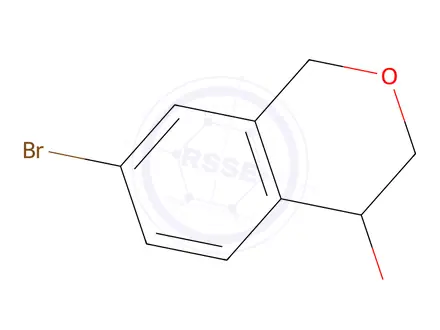 Chemical structure of 7-Bromoisochroman-4-ol