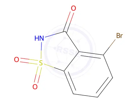 Chemical structure of 4-Bromobenzo[d]isothiazol-3(2H)-one 1,1-dioxide