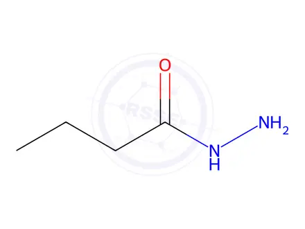 Chemical structure of Butyrohydrazide