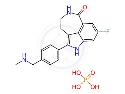 Chemical structure of Rucaparib Phosphate