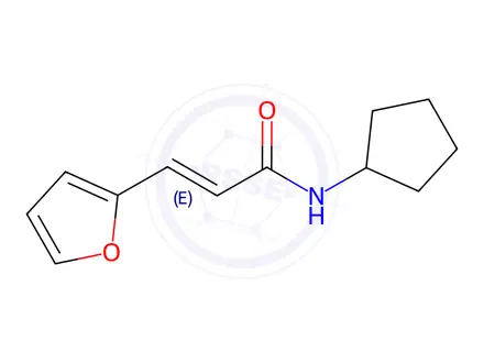 Chemical structure of n-Cyclopentyl-3-(furan-2-yl)acrylamide