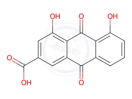 Chemical structure of Diacerein EP Impurity C