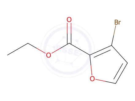 Chemical structure of ethyl 3-bromofuran-2-carboxylate
