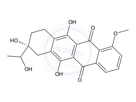 Chemical structure of Doxorubicin Impurity 39 (Mixture of Diastereomers)