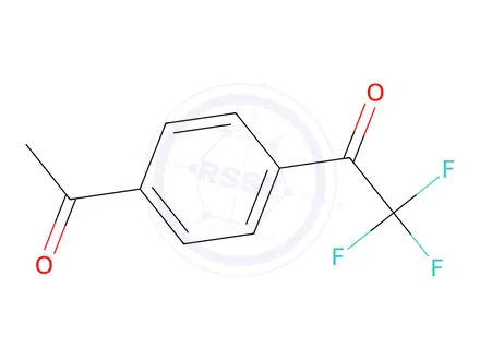 Chemical structure of 1-(4-Acetylphenyl)-2,2,2-trifluoroethan-1-one