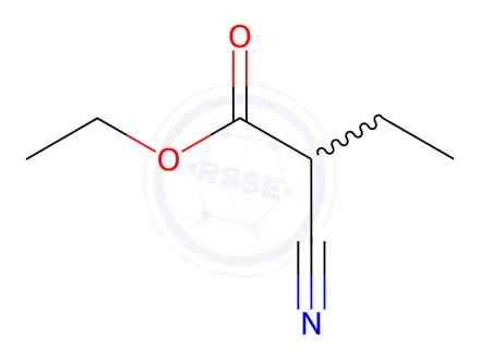 Chemical structure of Ethyl 2-Cyanobutanoate