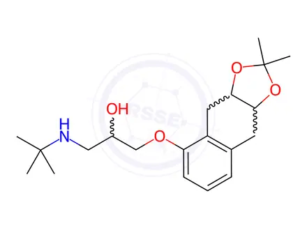 Chemical structure of Naphtho[2,3-d]-1,3-dioxole, 2-propanol derivative