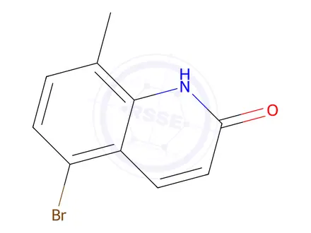 Chemical structure of 5-Bromo-8-methylquinolin-2(1H)-one