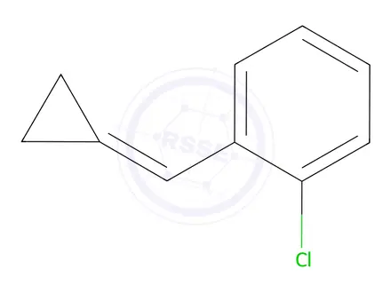 Chemical structure of 1-Chloro-2-(cyclopropylidenemethyl)benzene