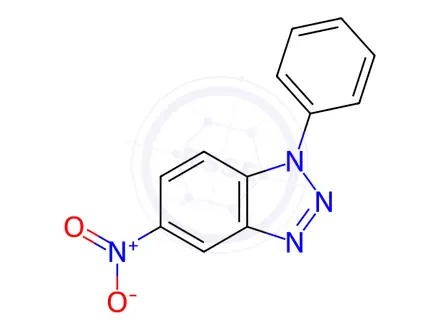 Chemical structure of 5-Nitro-1-phenyl-1H-benzo[d][1,2,3]triazole