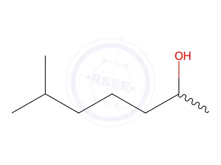 Chemical structure of 6-methylheptan-2-ol